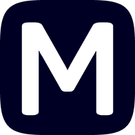 Logo - A large M in a rounded square